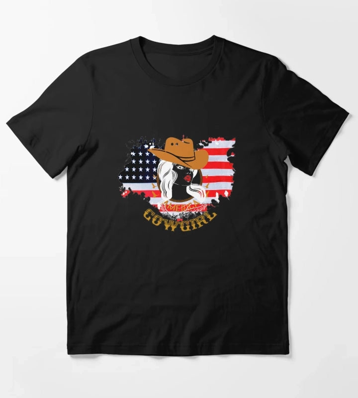 Western cowgirl American cowgirl T-Shirt