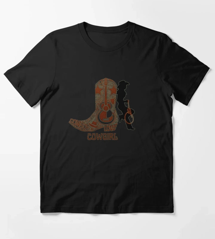 Western cowgirl and cowgirl boot T-Shirt