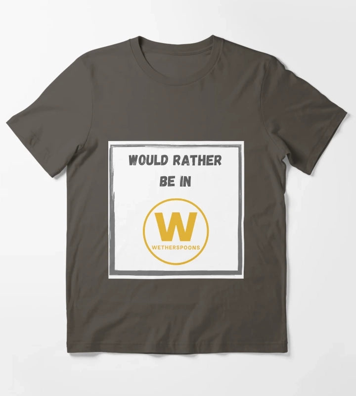 Wetherspoons Funny Would Rather Be In Wetherspoons Coffee Mug T-Shirt Dark Grey