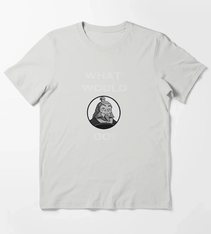 What Would Iroh Do T-Shirt Light Grey
