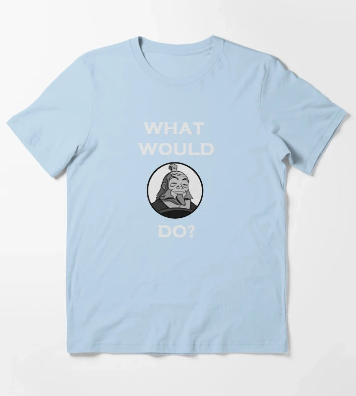 What Would Iroh Do T-Shirt Sky Blue