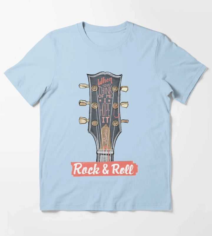 When you think of me T-Shirt Sky Blue