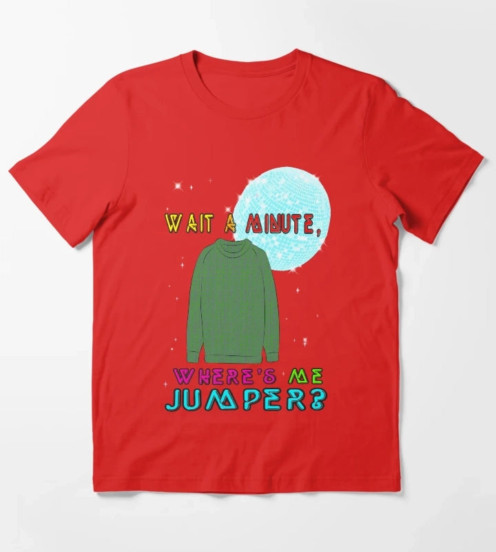 Wheres me Jumper T-Shirt Red