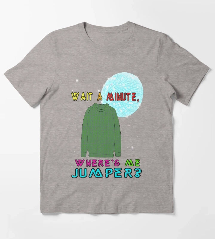 Wheres me Jumper T-Shirt Heather Grey