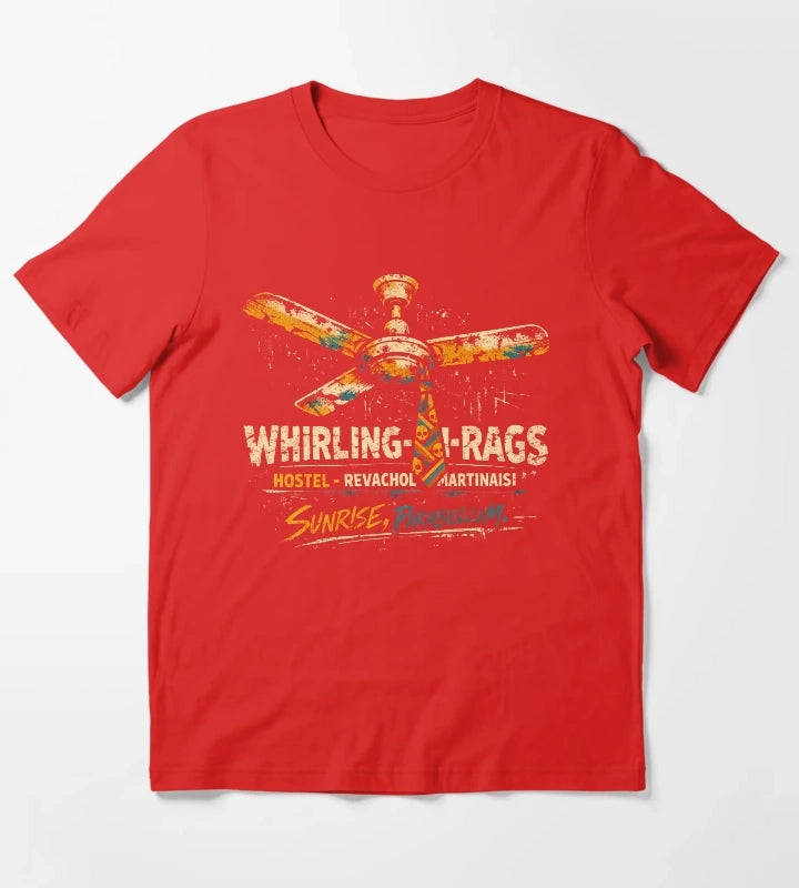 Whirling In Rags Hostel Revachol Graphic T-Shirt Red