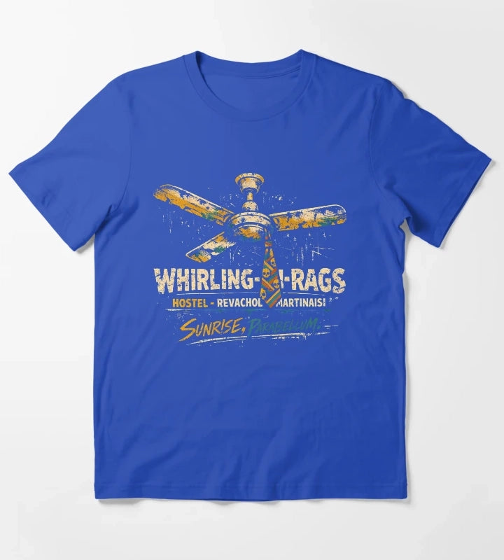 Whirling In Rags Hostel Revachol Graphic T-Shirt Blue