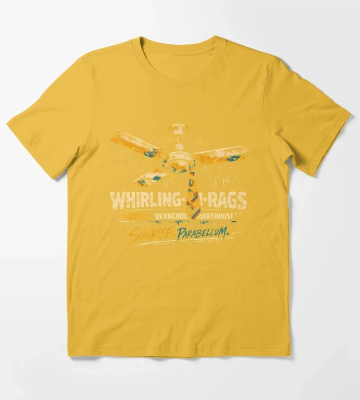 Whirling In Rags Hostel Revachol Graphic T-Shirt Yellow