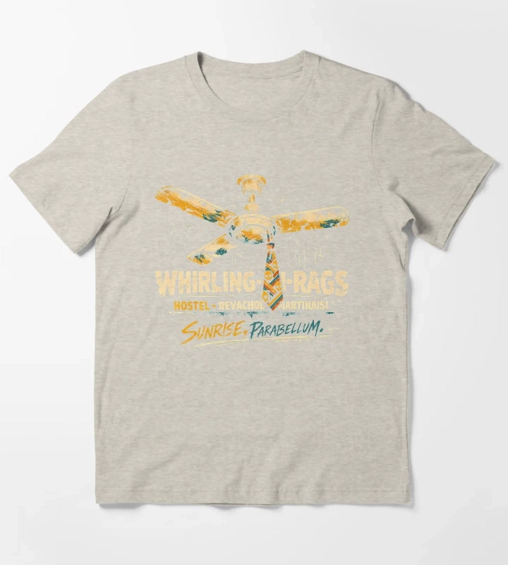Whirling In Rags Hostel Revachol Graphic T-Shirt Cream