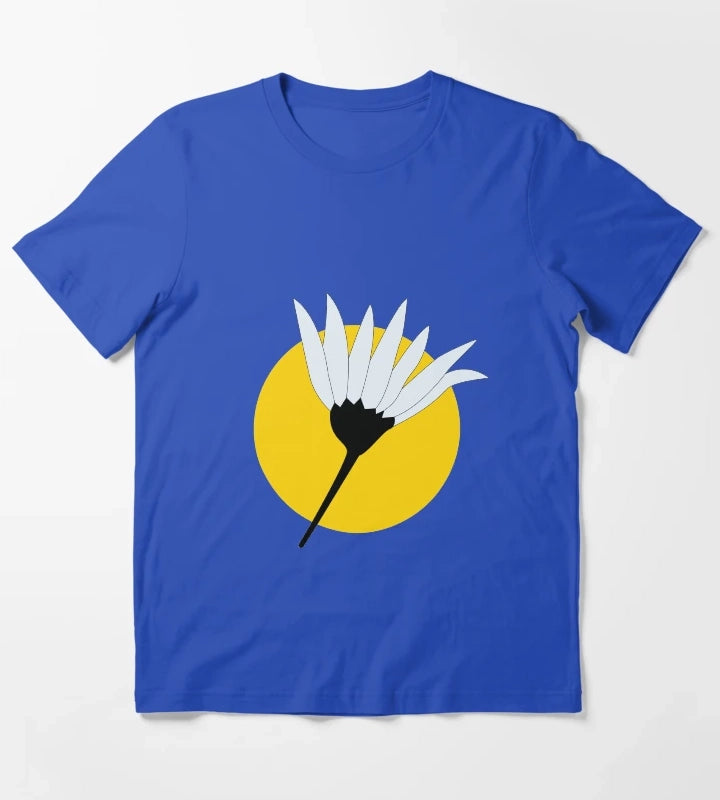White Daisy T-Shirt Blue