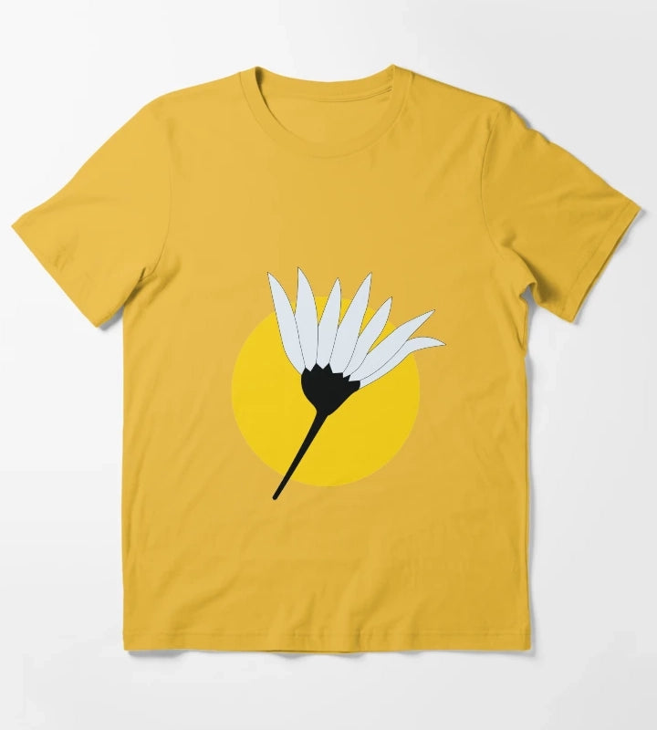 White Daisy T-Shirt Yellow
