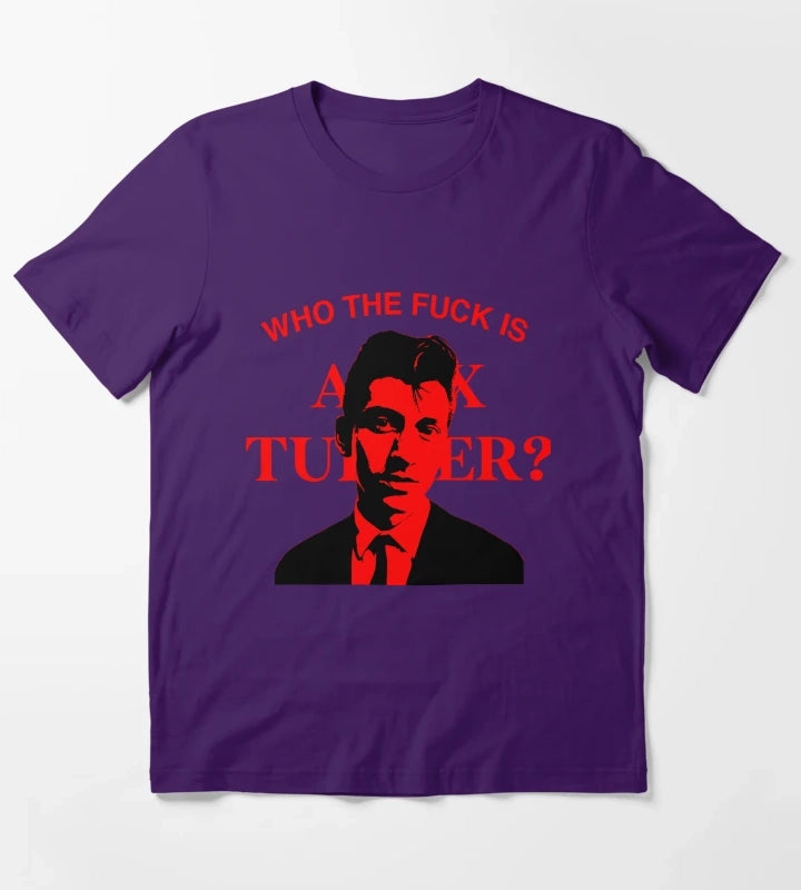 Who is Alex Turner T-Shirt Purple