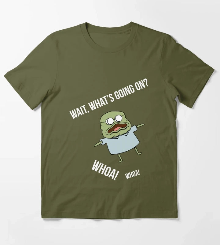 Whoa T-Shirt Olive Green
