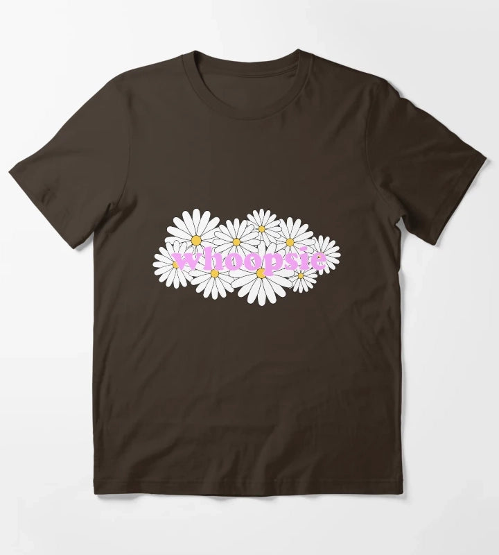 Whoopsie Daisies T-Shirt Brown