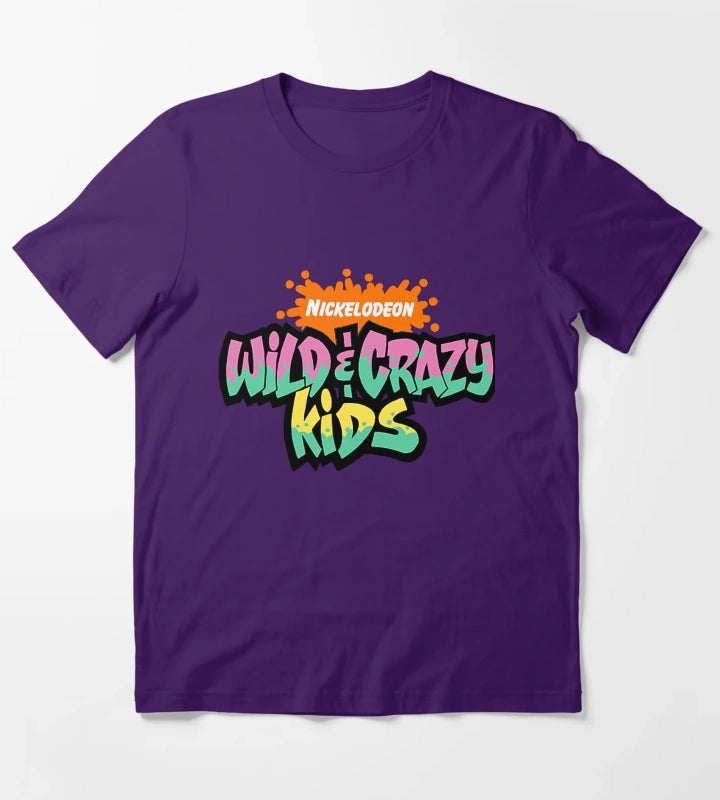 Wild Crazy Kids T-Shirt Purple