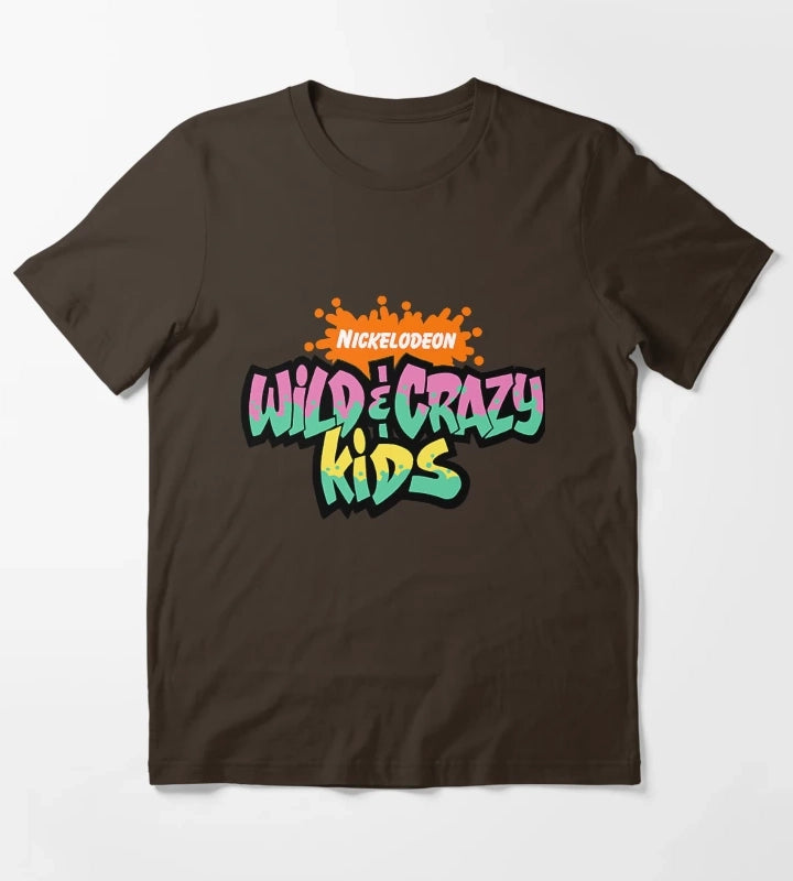 Wild Crazy Kids T-Shirt Brown