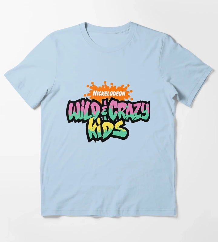Wild Crazy Kids T-Shirt Sky Blue