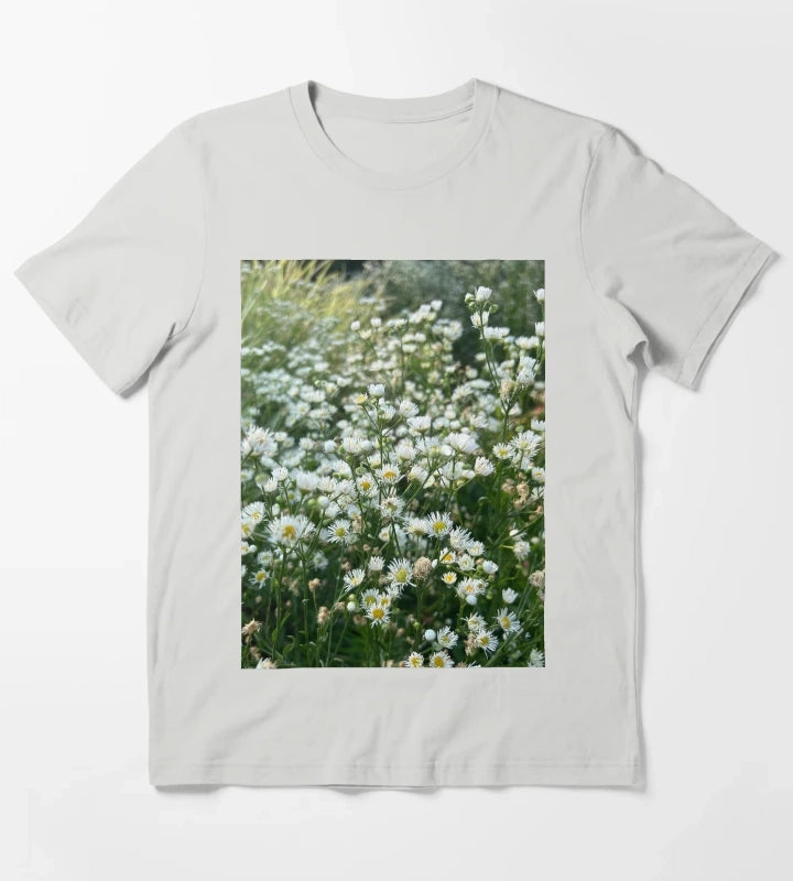 Wild Daisy Patch EDINSTEPPE Collection T-Shirt Light Grey