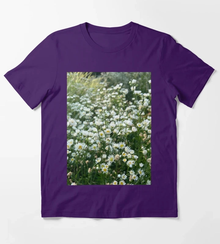 Wild Daisy Patch EDINSTEPPE Collection T-Shirt Purple