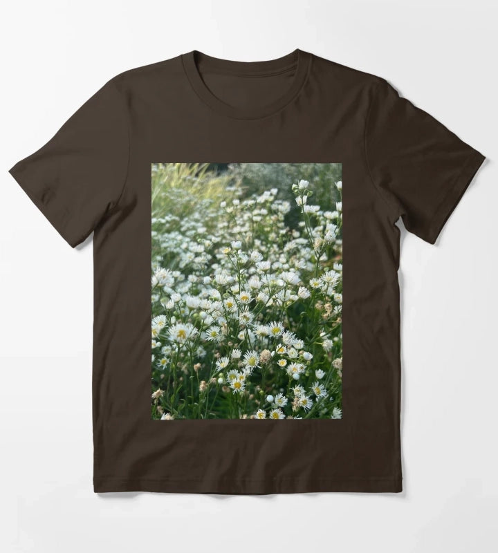 Wild Daisy Patch EDINSTEPPE Collection T-Shirt Brown