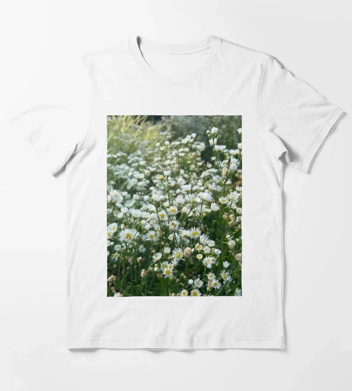 Wild Daisy Patch EDINSTEPPE Collection T-Shirt White