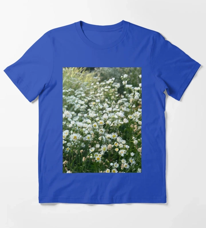 Wild Daisy Patch EDINSTEPPE Collection T-Shirt Blue