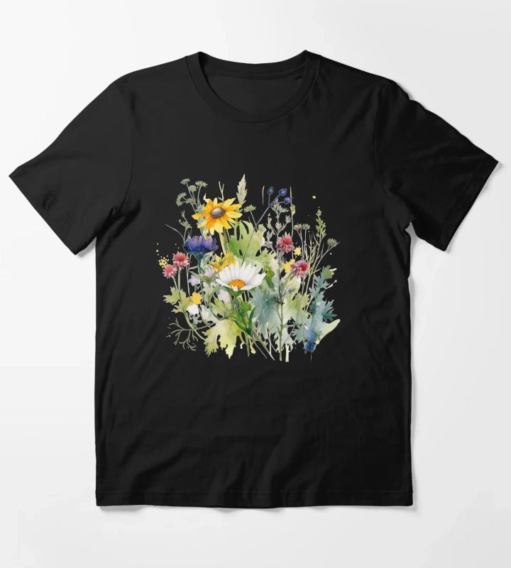 Wild Flowers Botanical Flower Nature T-Shirt