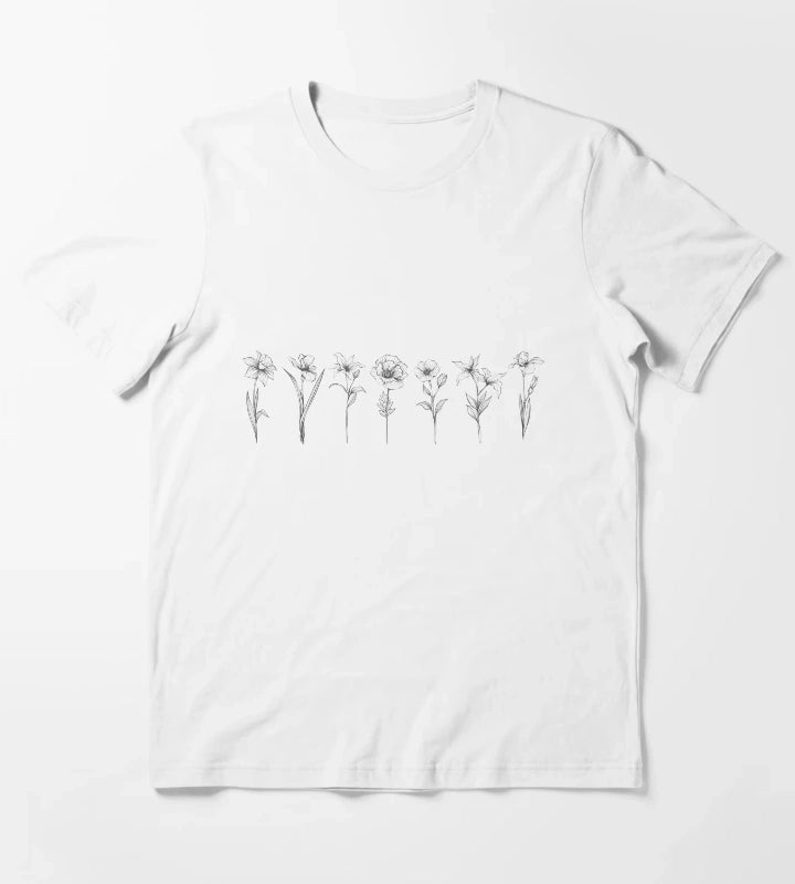 Wild Flowers T-Shirt White