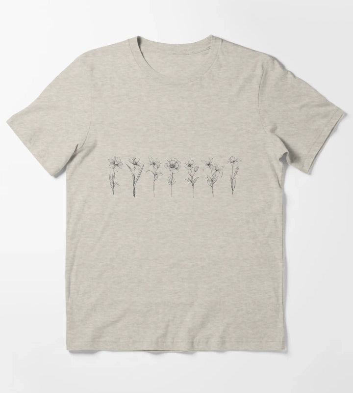 Wild Flowers T-Shirt Cream