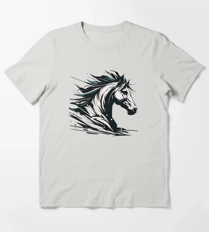 Wild Horse T-Shirt Light Grey