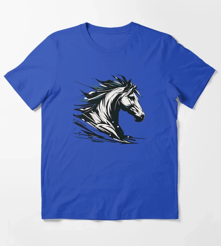 Wild Horse T-Shirt Blue