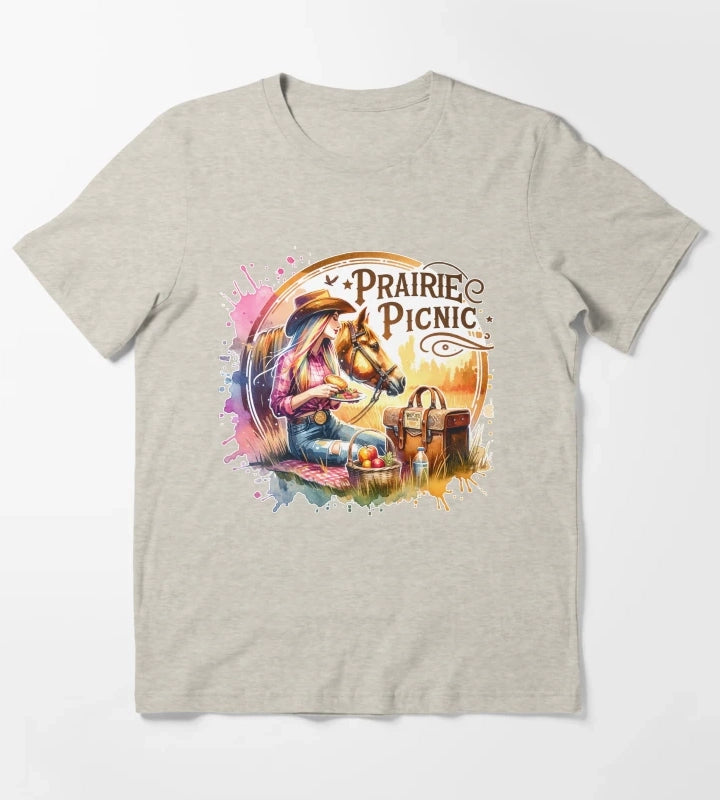 Wild West Cowgirl Vibes Tshirts Mugs Stickers More T-Shirt Cream