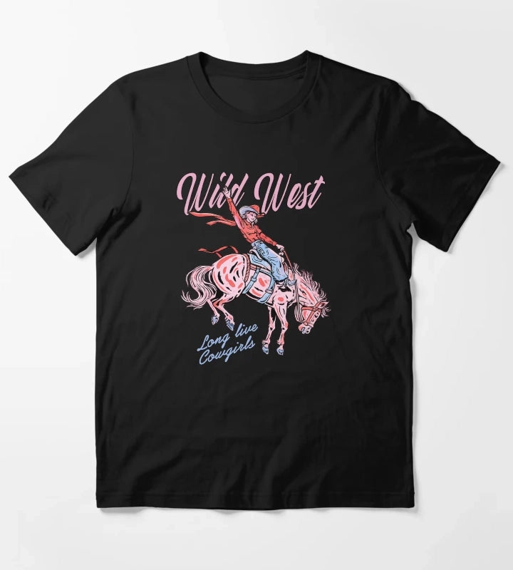 Wild West Long Live Cowgirls T-Shirt
