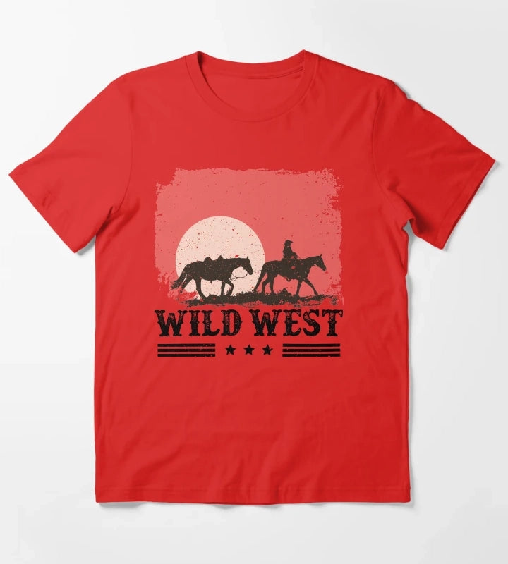 Wild West T-Shirt Red