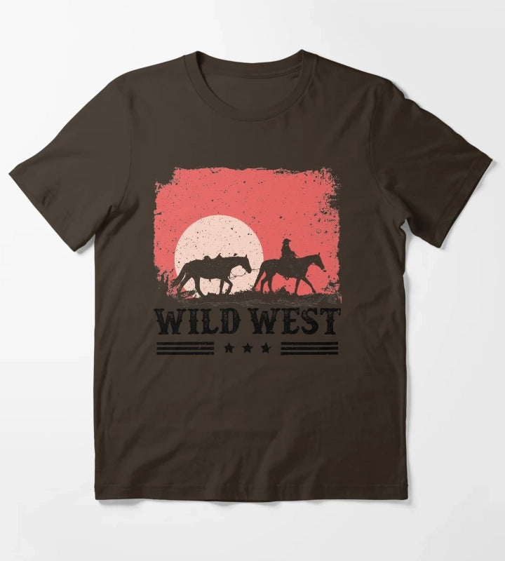 Wild West T-Shirt Brown