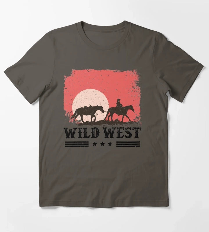 Wild West T-Shirt Dark Grey