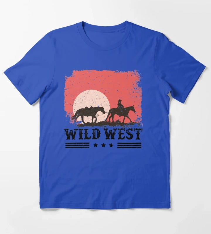 Wild West T-Shirt Blue