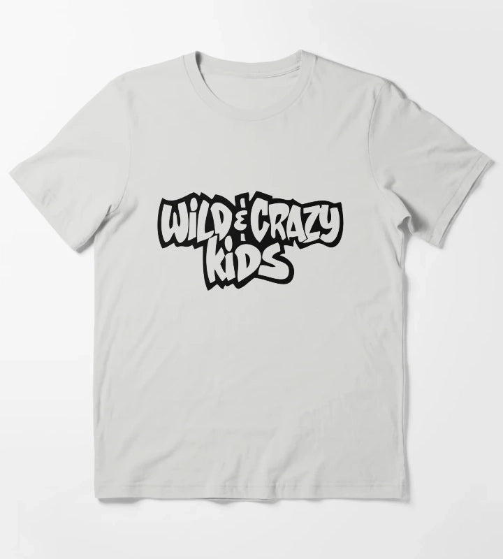 Wild and Crazy Kids T-Shirt Light Grey