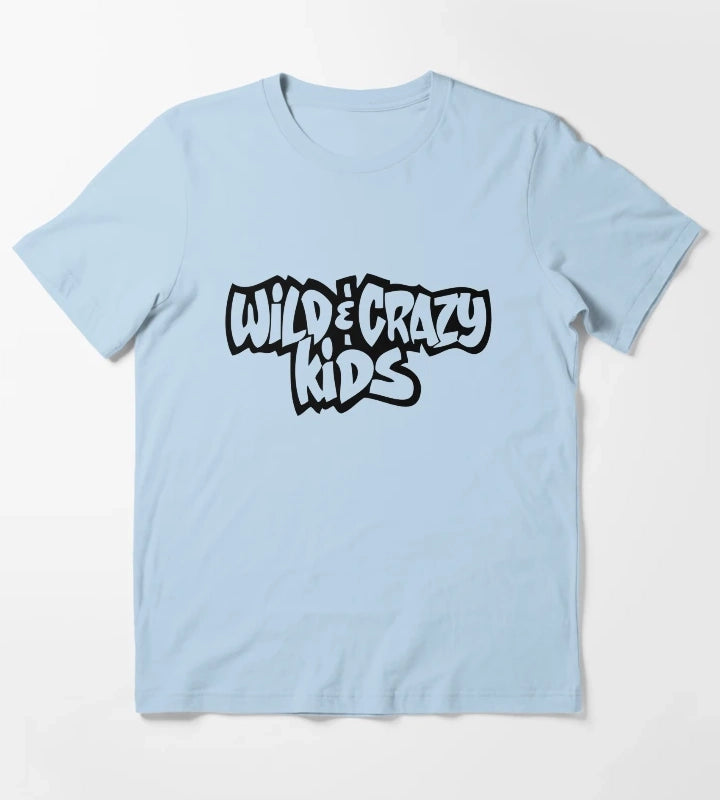 Wild and Crazy Kids T-Shirt Sky Blue