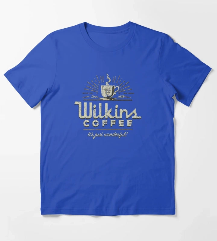 Wilkins Coffee Co T-Shirt Blue