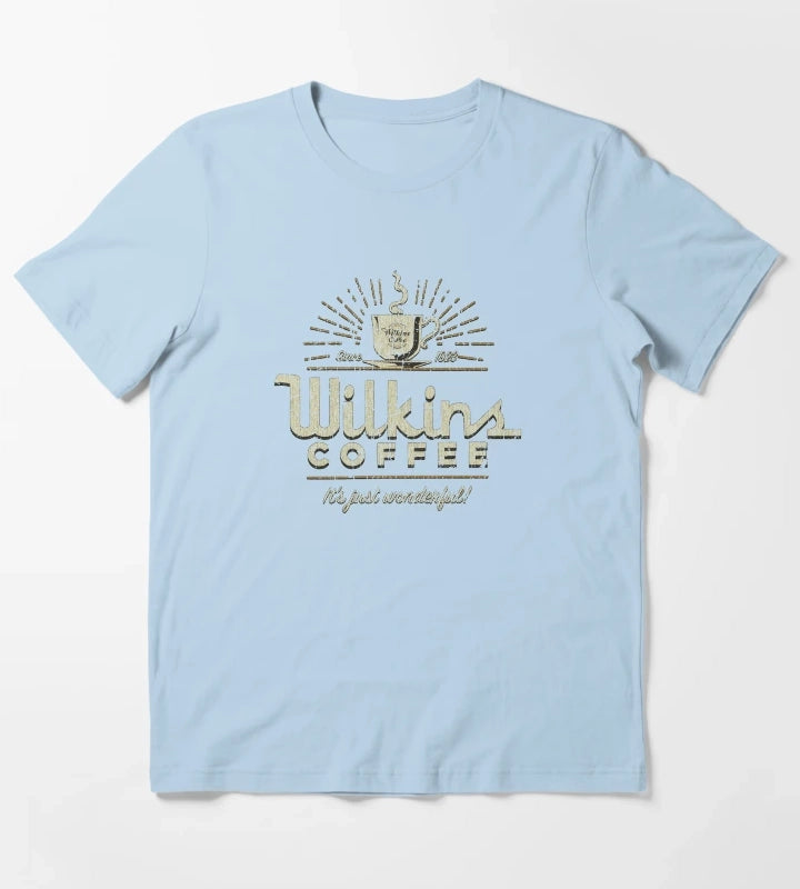 Wilkins Coffee Co T-Shirt Sky Blue