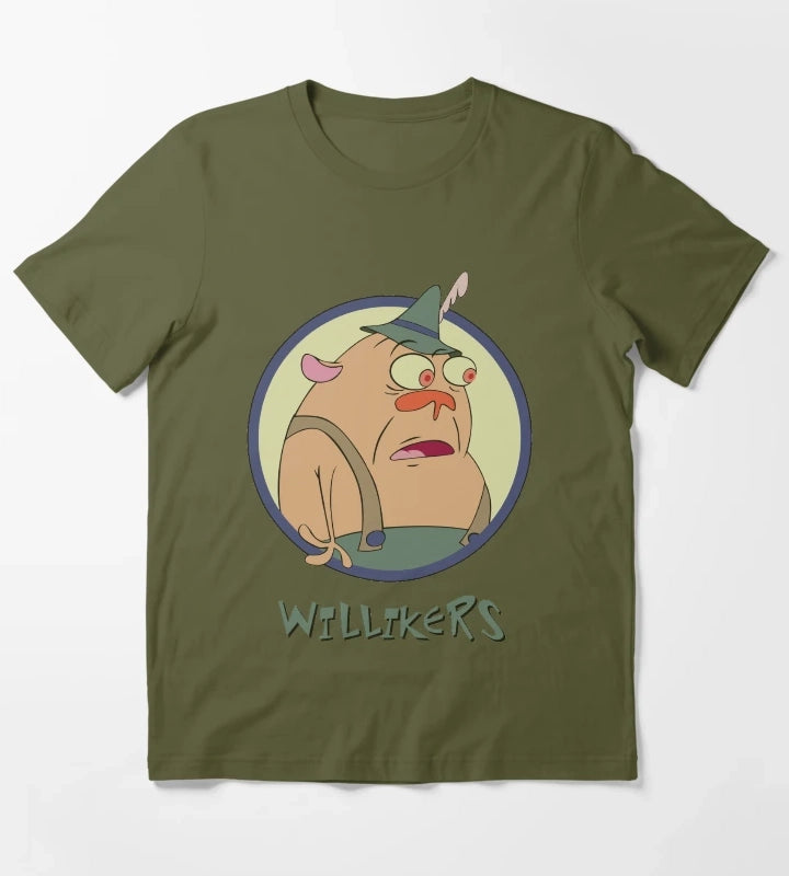Willikers T-Shirt Olive Green