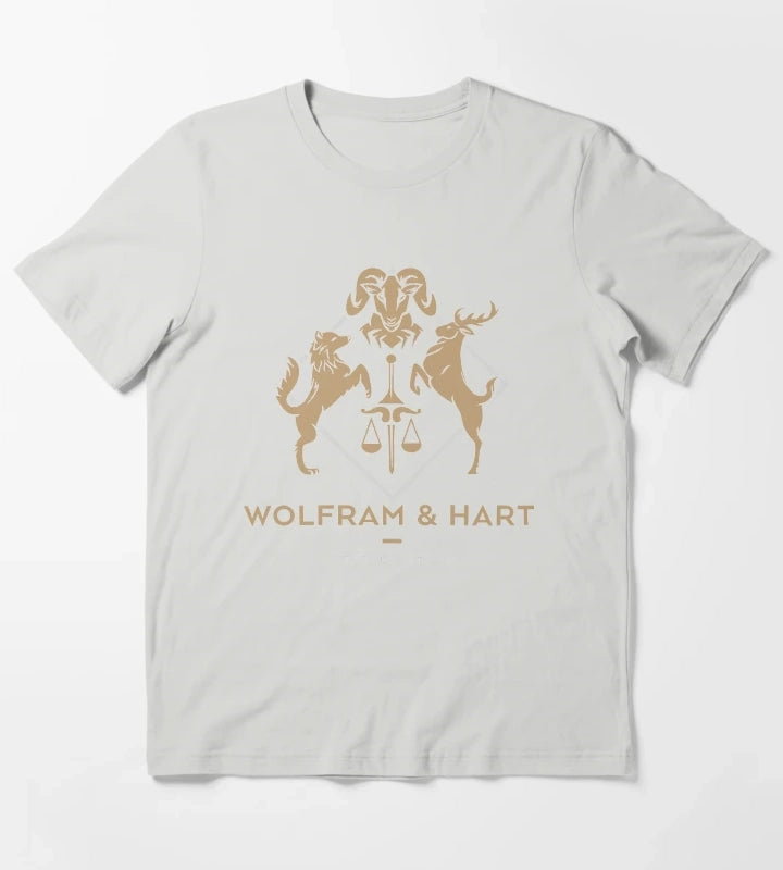 Wolfram and Hart T-Shirt Light Grey