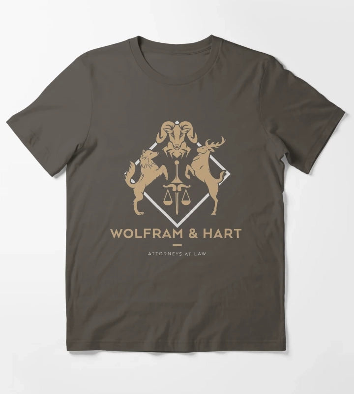 Wolfram and Hart T-Shirt Dark Grey