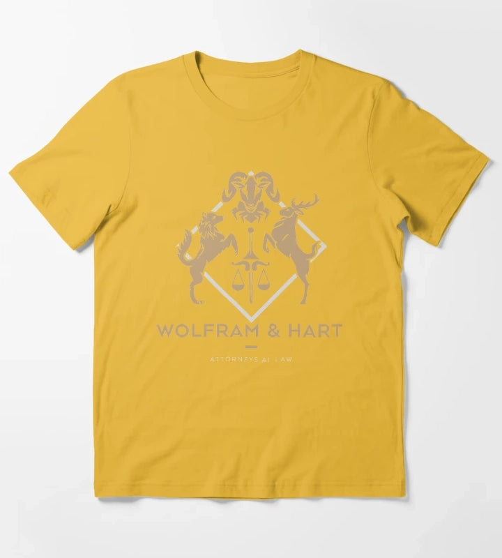 Wolfram and Hart T-Shirt Yellow