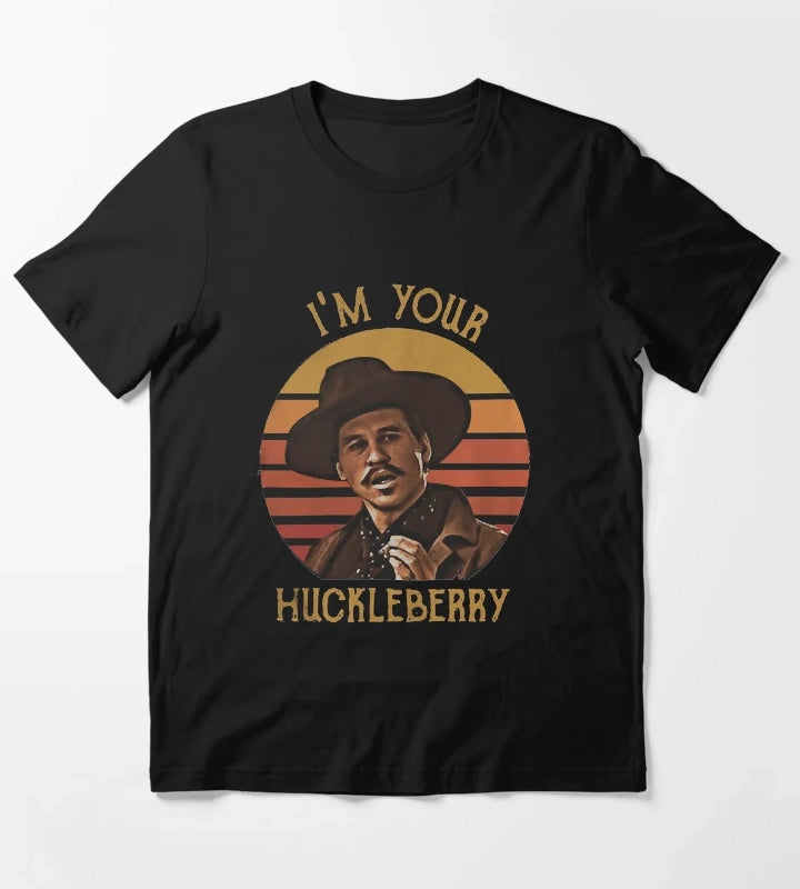 Women My Favorite Doc Holliday Tombstone IM Your Huckleberry Vintage MenS Retro Vintage T-Shirt