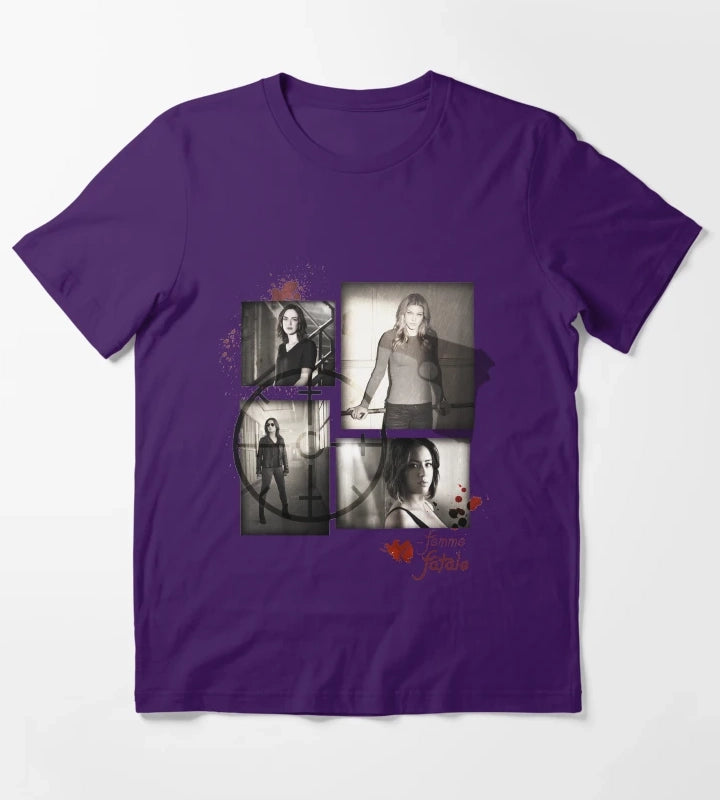 Women of SHIELD Femme Fatale T-Shirt Purple