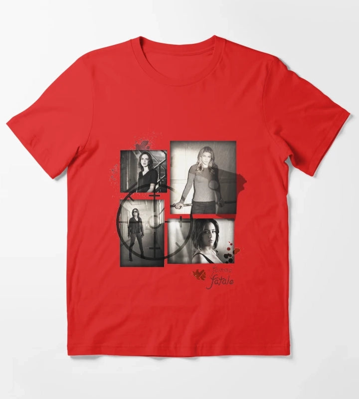 Women of SHIELD Femme Fatale T-Shirt Red