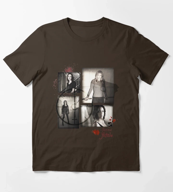 Women of SHIELD Femme Fatale T-Shirt Brown