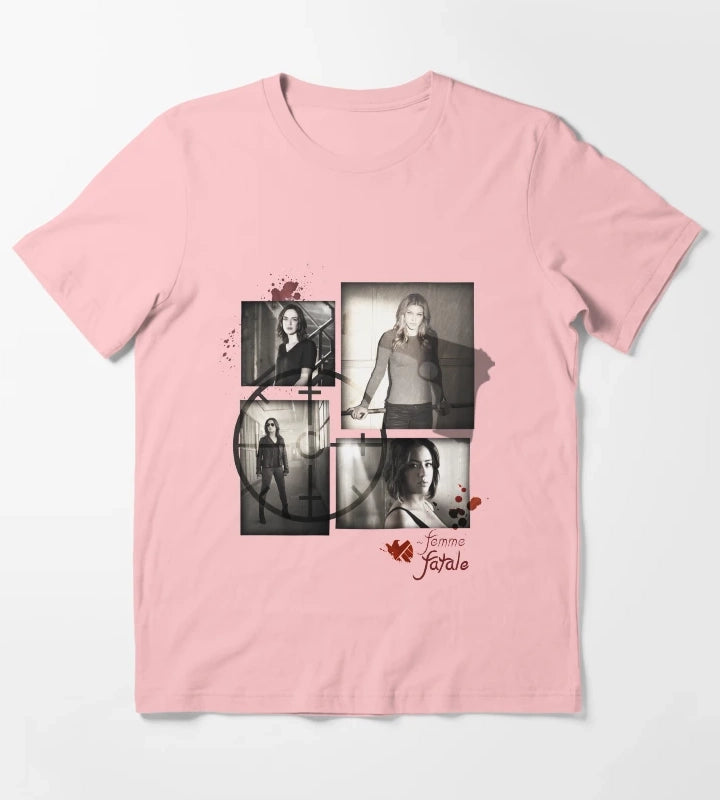 Women of SHIELD Femme Fatale T-Shirt Dark Grey