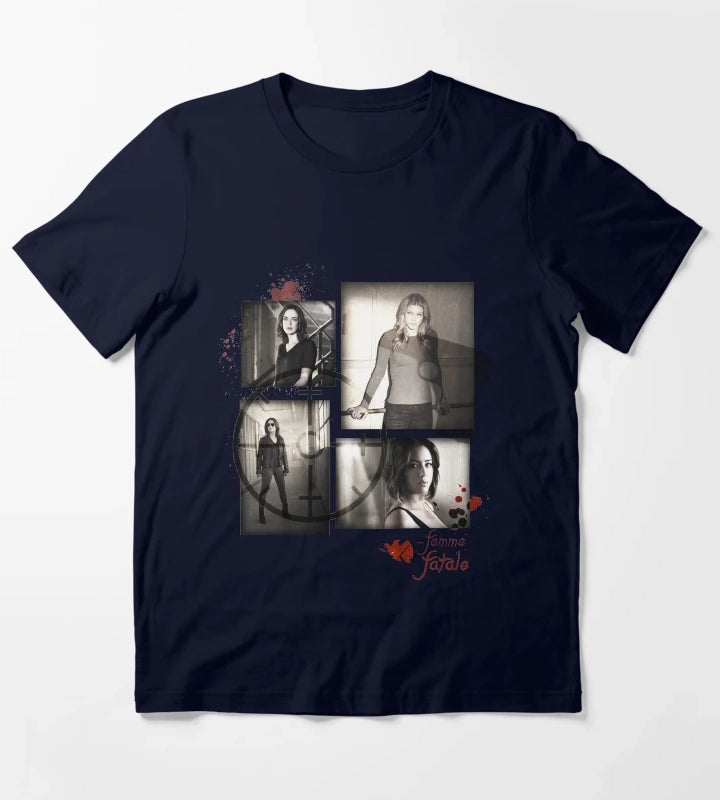 Women of SHIELD Femme Fatale T-Shirt Navy